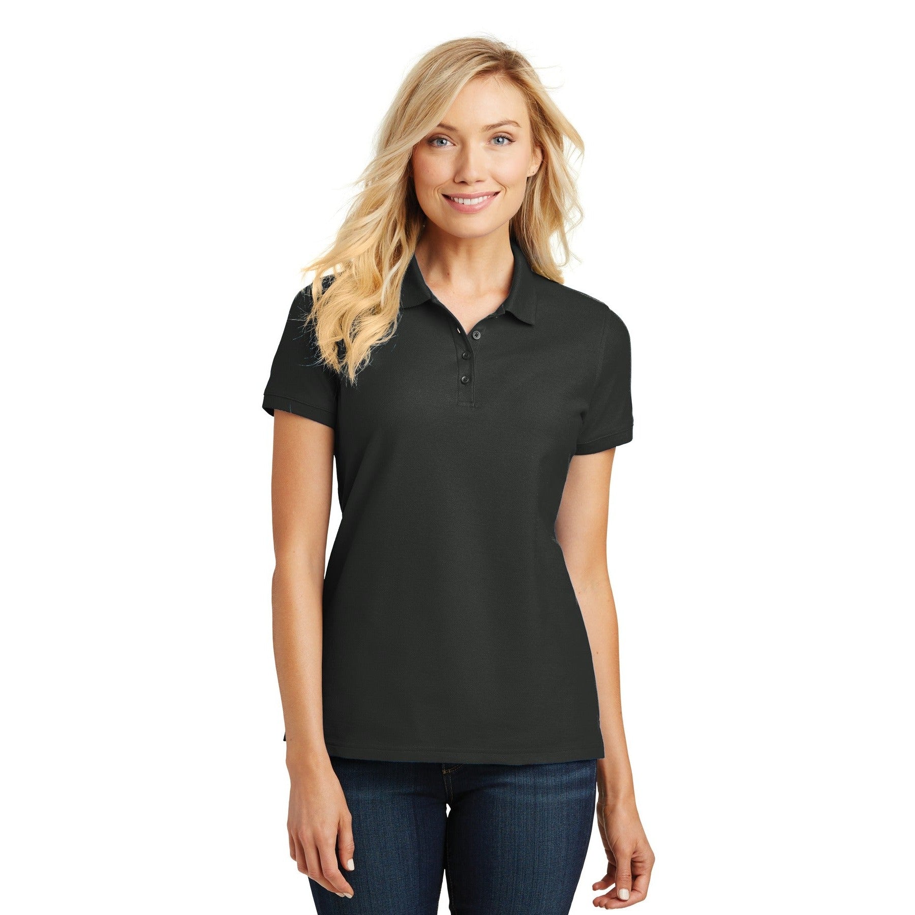 Port Authority-Port Authority® Women's Core Classic Pique Polo. L100-MedTech-5